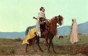Gustave Boulanger An Arab Horseman oil painting artist